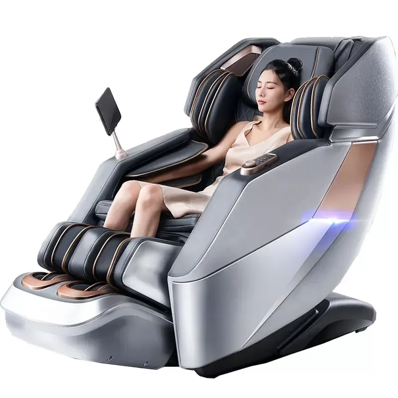 Hot Sell Full Body Zero Gravity Shiatsu Electric Heating SL Track Massage Chair thumbnail 5